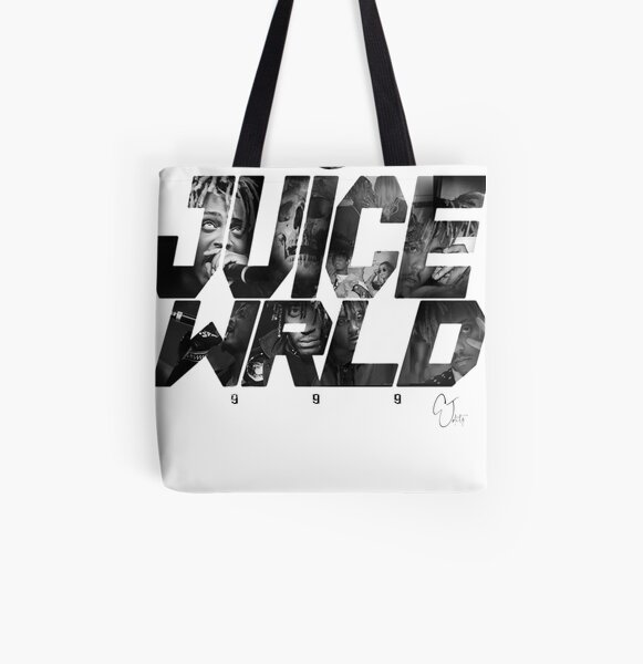 JuiceWRLD text graphic All Over Print Tote Bag RB0406 product Offical Juice WRLD Merch