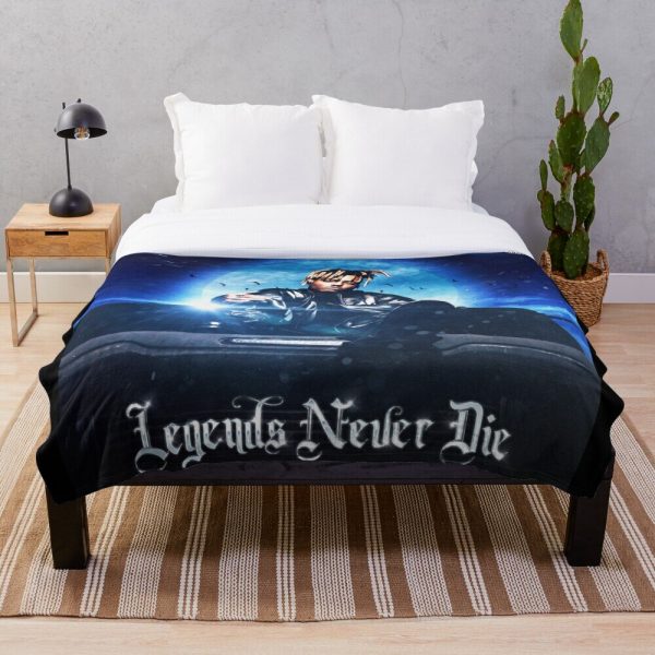 JUICE WRLD TRIBUTE ART Blanket Fleece Art Print Children Warm Bed Throw Blanket newborn bayby Blanket - Juice Wrld Store