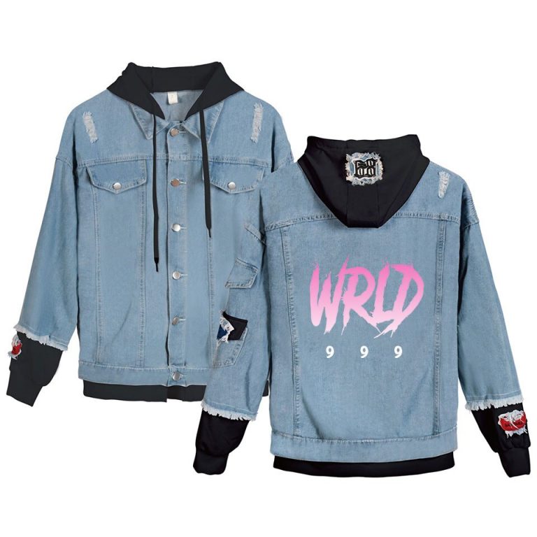 Juice Wrld Denim Jacket: WRLD 999 | Juice Wrld Store