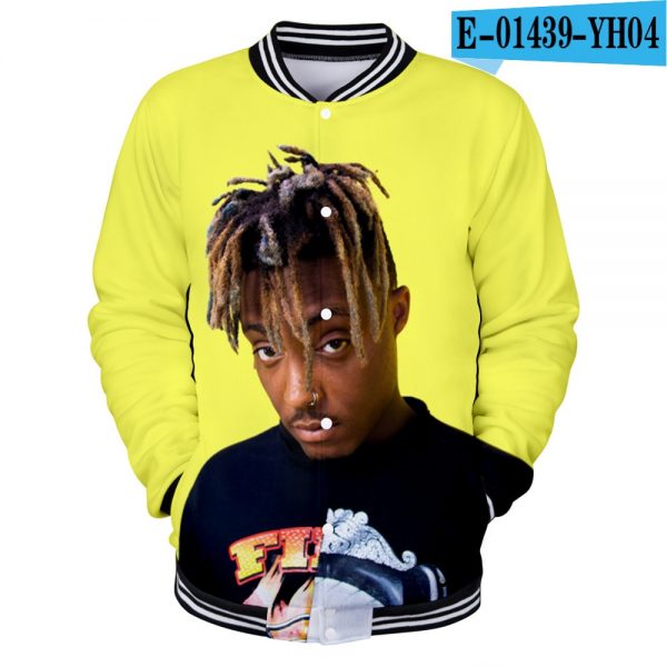 Juice Wrld 3D Print College Jacket Sweatshirt - JWM1809