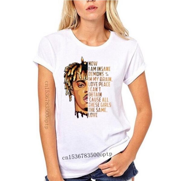 New JUICE WRLD Now I am insane All these girls the same love Black T shirt 14.jpg 640x640 14 - Juice Wrld Store