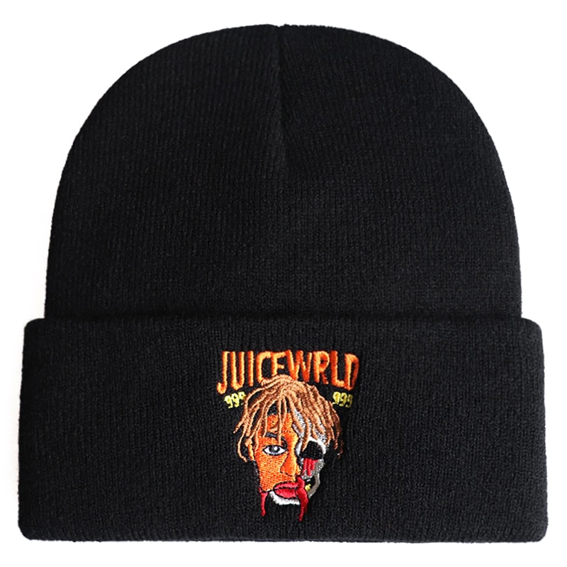 Juice Wrld 999 Beanie - Winter Cotton Knitted Hat Hip Hop