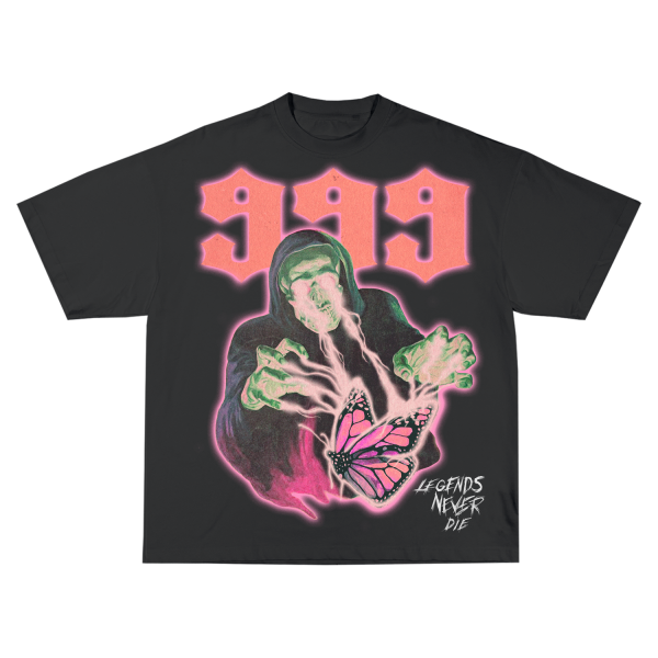 999 never give up tee black - Juice Wrld Store