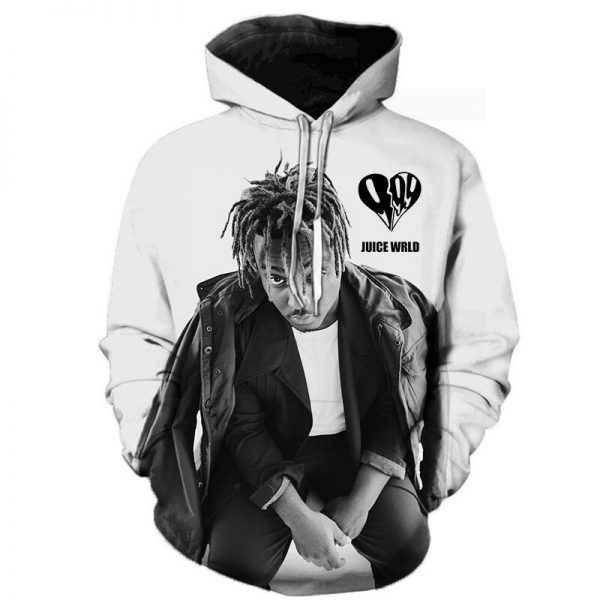 Rapper Juice Wrld 3D Printed Hoodie Sweatshirts Men Women Fashion Casual Pullover Streetwear Oversized Hoodies 2 - Juice Wrld Store