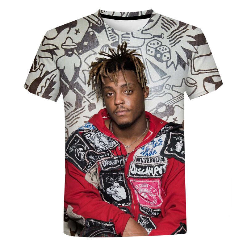 Rock Singer Rapper Juice Wrld 3D Printed Casual T-shirt | Juice Wrld Store