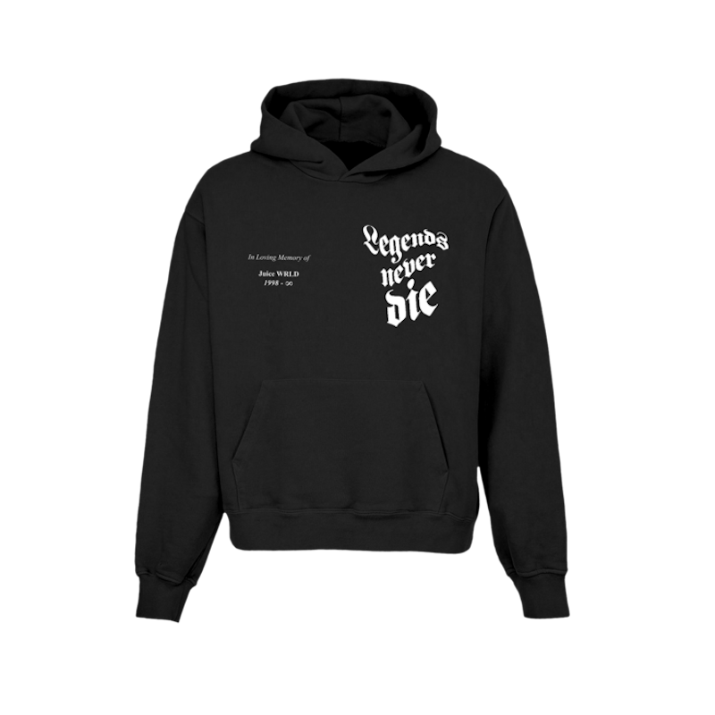 Juice Wrld In Loving Memory Hoodie Black - Juice Wrld Store