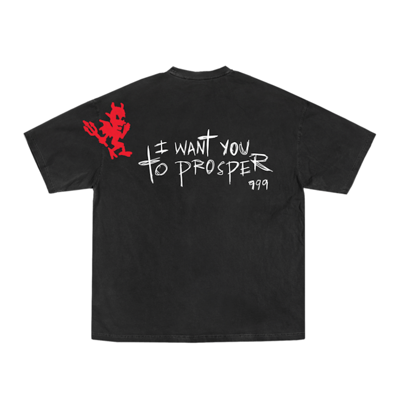 Juice Wrld x The Weeknd Prosper Tee Black - Juice Wrld Store